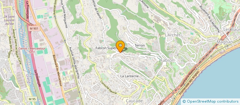 localisation de l'entreprise MONSIEUR AGUIRRE MAUGER à NICE