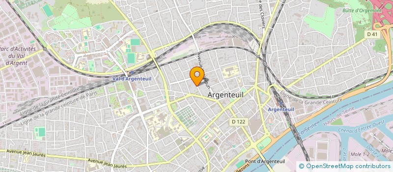 localisation de l'entreprise MONSIEUR AGUR AMARI  ARGENTEUIL