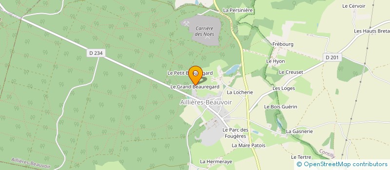 localisation de l'entreprise MONSIEUR AGUSTIN MOMPO MONTALVA  AILLIERES BEAUVOIR