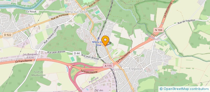 localisation de l'entreprise MONSIEUR AGUSTINO LOPES  MERY-SUR-OISE