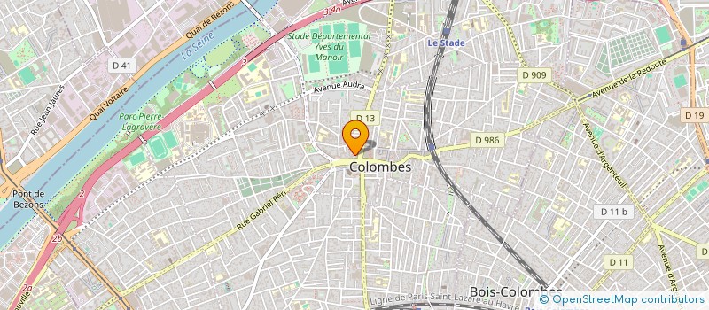 localisation de l'entreprise MONSIEUR AHAD ABDUL à COLOMBES
