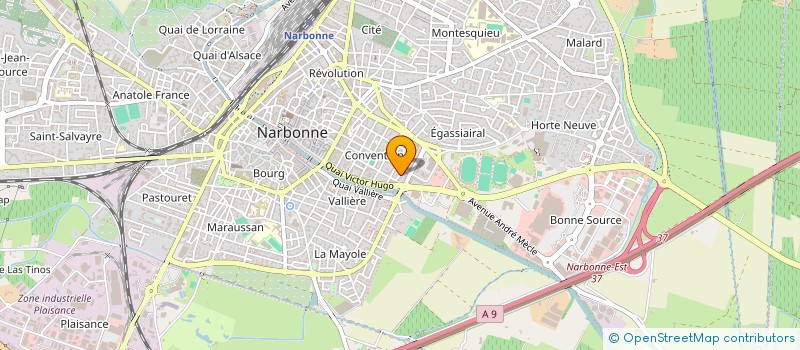 localisation de l'entreprise MONSIEUR AHAD AUMJAUD à NARBONNE