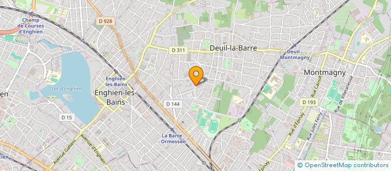 localisation de l'entreprise MONSIEUR AHAFAD ANWAR  DEUIL-LA-BARRE