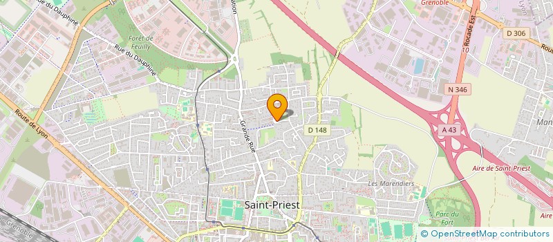 localisation de l'entreprise MONSIEUR AHAMAD DIABY  SAINT-PRIEST