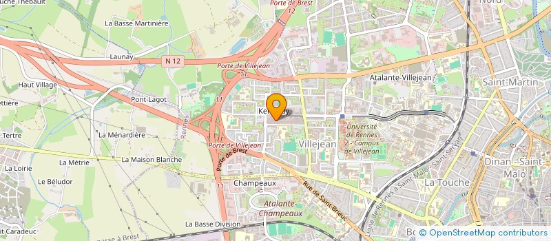 localisation de l'entreprise MONSIEUR AHAMADA ATTOUMANI  RENNES