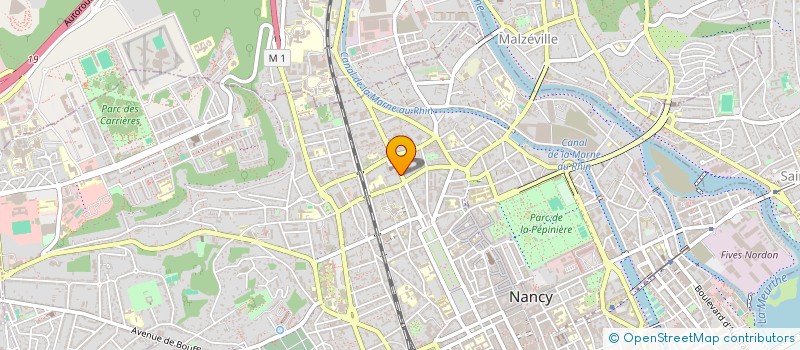 localisation de l'entreprise MONSIEUR AHAMADA MADI  NANCY