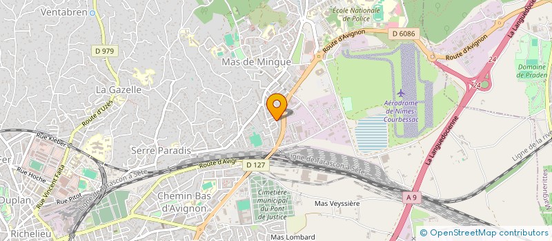 localisation de l'entreprise MONSIEUR AHAMADI AHAMED M'COLO  NIMES