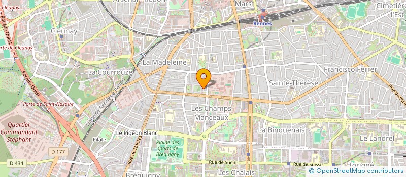 localisation de l'entreprise MONSIEUR AHAMADI BACAR  RENNES