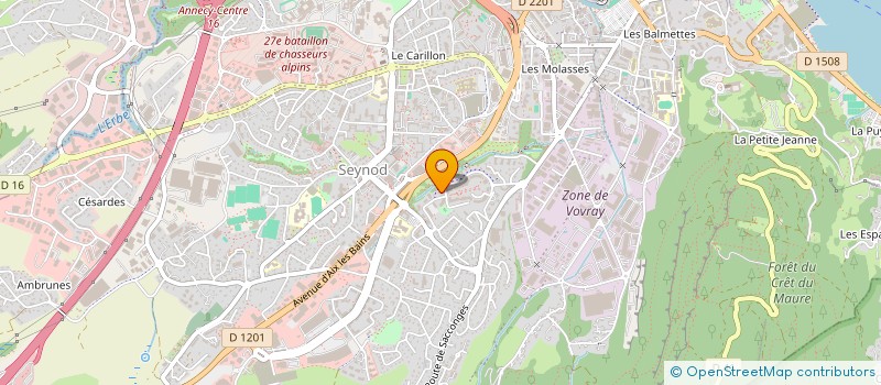 localisation de l'entreprise MONSIEUR AHAMADOU ADAMOU à ANNECY