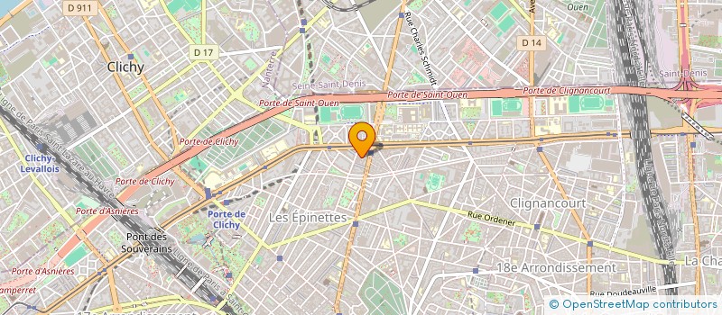 localisation de l'entreprise MONSIEUR AHAMADOU HYDARA  PARIS