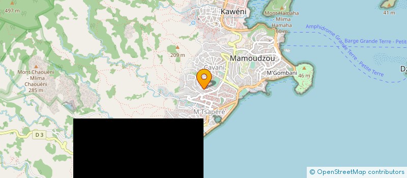 localisation de l'entreprise MONSIEUR AHAMED ALI ABSOIR à MAMOUDZOU