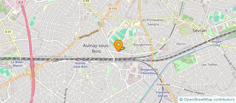 localisation de l'entreprise MONSIEUR AHAMED FAYAZ  AULNAY-SOUS-BOIS