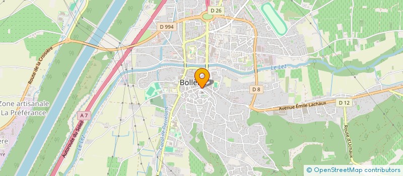 localisation de l'entreprise MONSIEUR AHAMED SAYED  BOLLENE