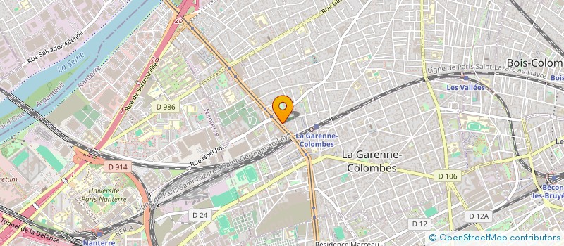 localisation de l'entreprise MONSIEUR AHAMEZA SAHRAOUI à COLOMBES