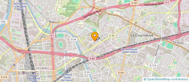 localisation de l'entreprise MONSIEUR AHCENE AIT FERHAT  SAINT-DENIS