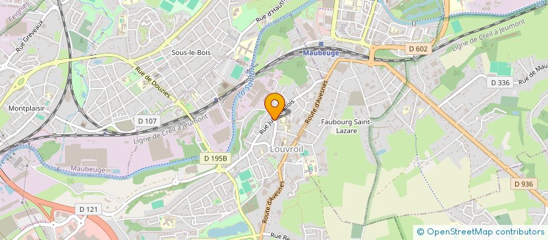 localisation de l'entreprise MONSIEUR AHCENE ALLOUNE  LOUVROIL