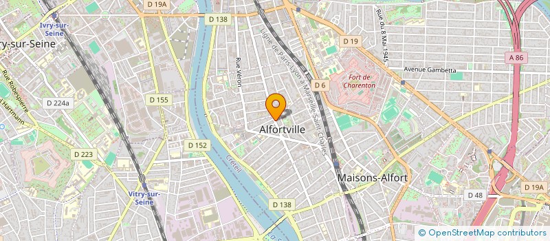 localisation de l'entreprise MONSIEUR AHCENE BENABDMEZIEM à ALFORTVILLE