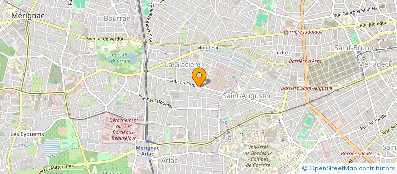 localisation de l'entreprise MONSIEUR AHCENE BENAOUDIA à MERIGNAC