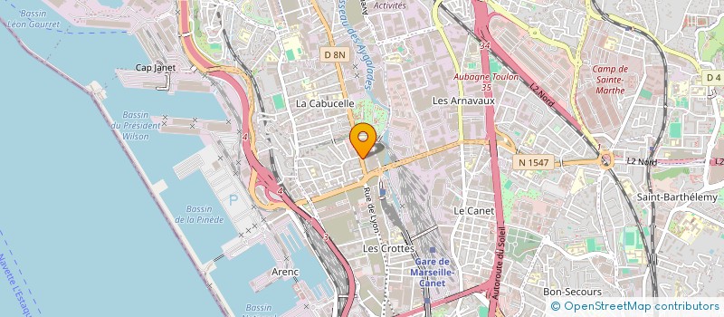 localisation de l'entreprise MONSIEUR AHCENE BESSILA à MARSEILLE