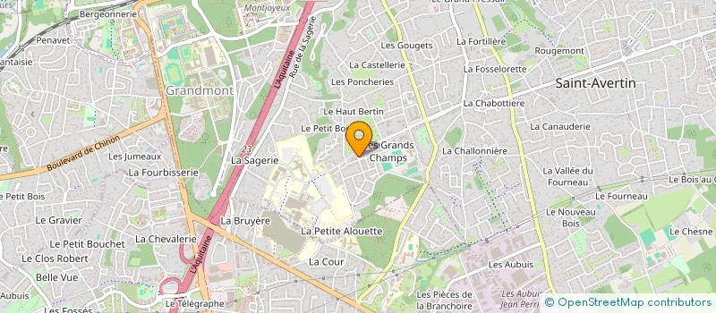 localisation de l'entreprise MONSIEUR AHCENE BOUALLEG  SAINT-AVERTIN