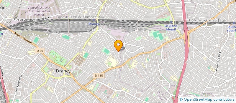 localisation de l'entreprise MONSIEUR AHCENE BOUHENICHE  DRANCY