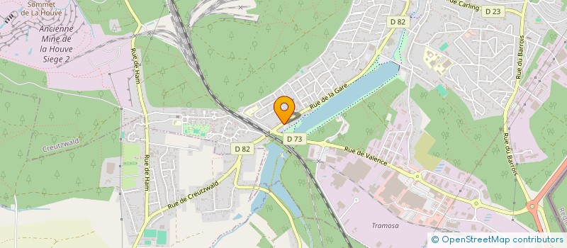 localisation de l'entreprise MONSIEUR AHCENE BOUTEMEUR  CREUTZWALD