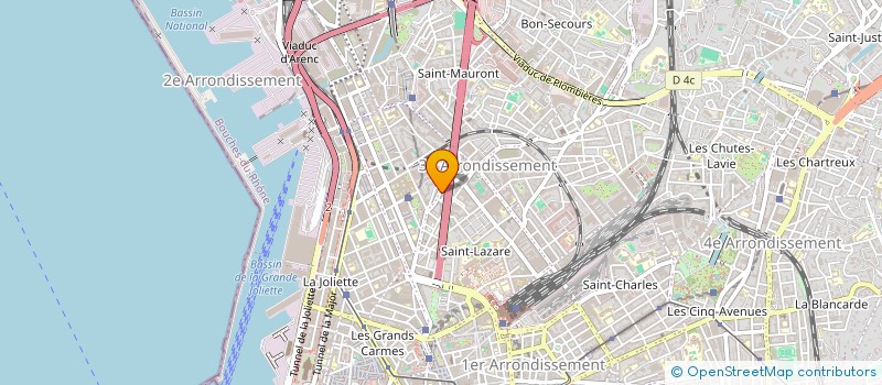 localisation de l'entreprise MONSIEUR AHCENE DEKHIL  MARSEILLE