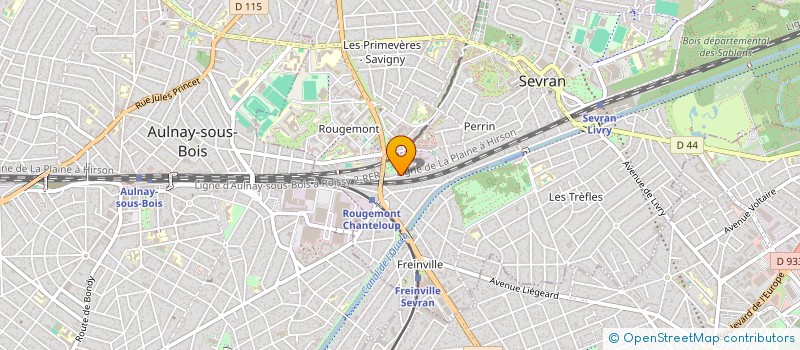 localisation de l'entreprise MONSIEUR AHCENE DJELLAL à SEVRAN
