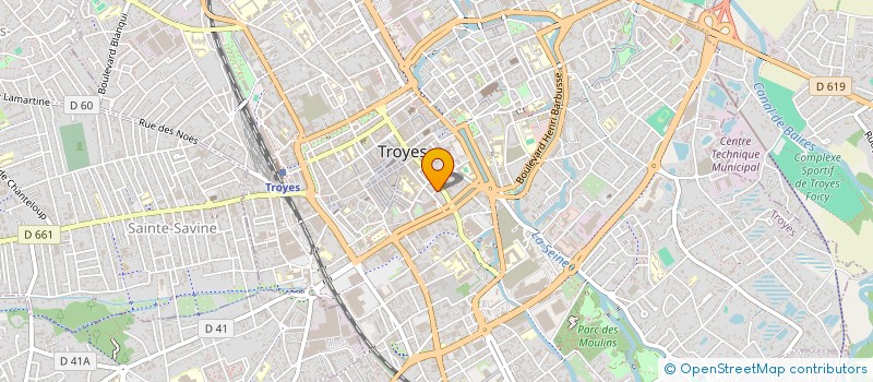 localisation de l'entreprise MONSIEUR AHCENE HADJERSI  TROYES