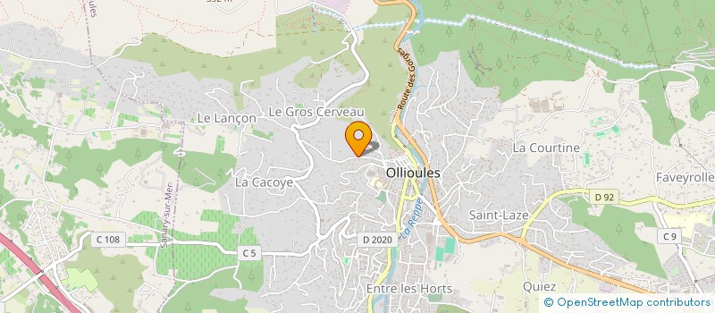 localisation de l'entreprise MONSIEUR AHCENE HEBACHE à OLLIOULES