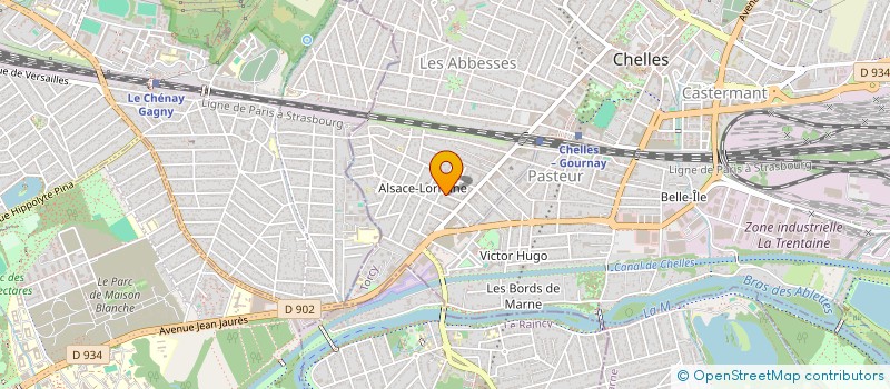 localisation de l'entreprise MONSIEUR AHCENE HOUACINE à CHELLES