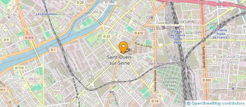 localisation de l'entreprise MONSIEUR AHCENE KAHIA à SAINT-OUEN-SUR-SEINE