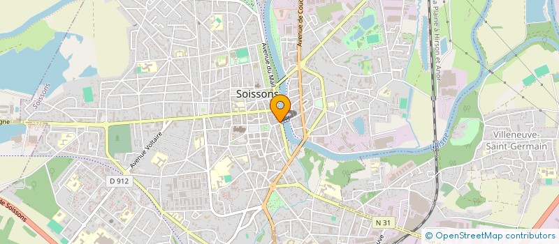 localisation de l'entreprise MONSIEUR AHCENE KERDJADJ à SOISSONS