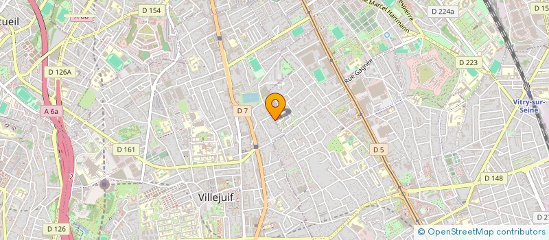 localisation de l'entreprise MONSIEUR AHCENE KRADCHI  VITRY-SUR-SEINE