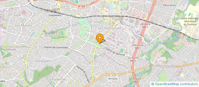 localisation de l'entreprise MONSIEUR AHCENE MAATI à COLOMIERS