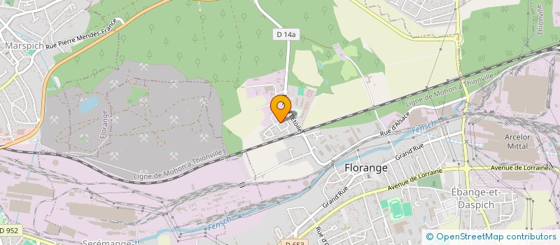 localisation de l'entreprise MONSIEUR AHCENE MERAKCHI à FLORANGE