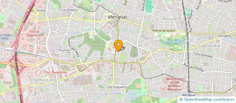 localisation de l'entreprise MONSIEUR AHCENE MERMOUCHI  MERIGNAC