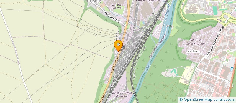 localisation de l'entreprise MONSIEUR AHCENE NETTAH  THIVERNY