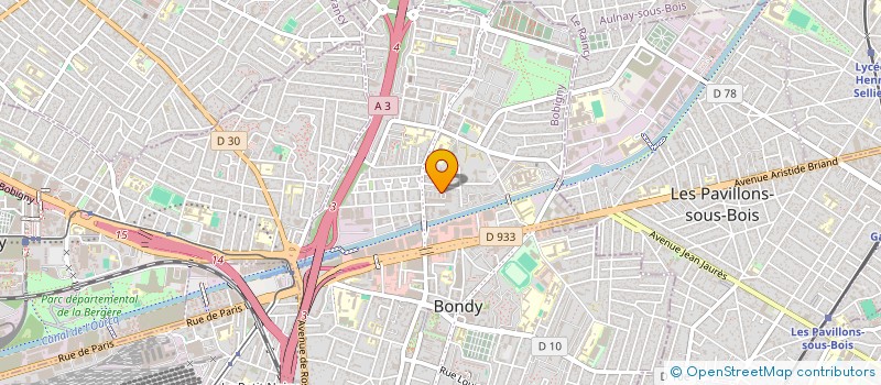 localisation de l'entreprise MONSIEUR AHCENE SAIDI  BONDY