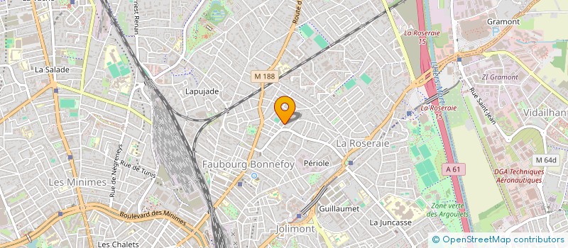 localisation de l'entreprise MONSIEUR AHCENE SALEM à TOULOUSE