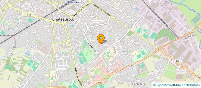 localisation de l'entreprise MONSIEUR AHCENE SERIK à CHATEAUROUX