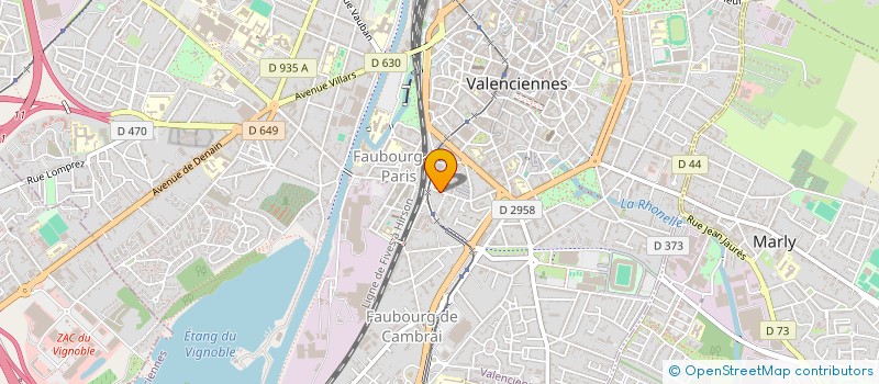 localisation de l'entreprise MONSIEUR AHCENE SMAIL à VALENCIENNES