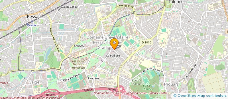 localisation de l'entreprise MONSIEUR AHCENE SOFIANE  TALENCE