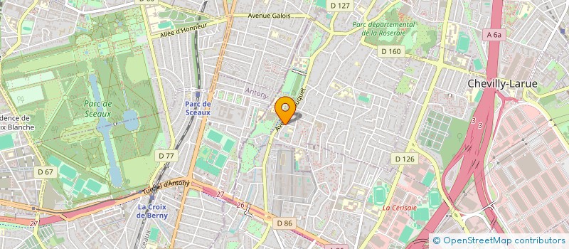 localisation de l'entreprise MONSIEUR AHCENE TAHRI  L'HAY-LES-ROSES