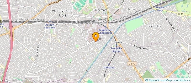 localisation de l'entreprise MONSIEUR AHCENE ZEROUAL à AULNAY-SOUS-BOIS