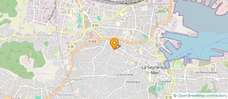 localisation de l'entreprise MONSIEUR AHELLEME DOGHMANE  LA SEYNE-SUR-MER