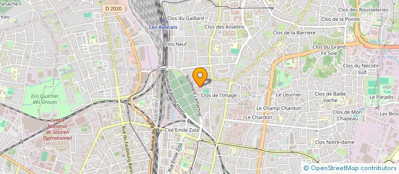 localisation de l'entreprise MONSIEUR AHI AKOU à ORLEANS