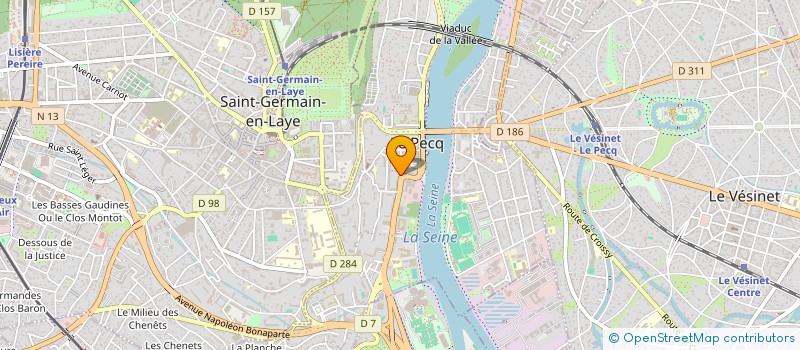 localisation de l'entreprise MONSIEUR AHIBO COFFI  LE PECQ