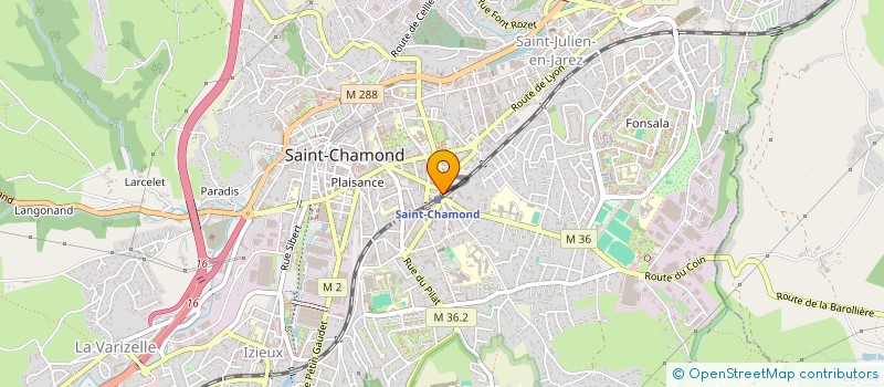 localisation de l'entreprise MONSIEUR AHISSA ALOUACHE à SAINT-CHAMOND