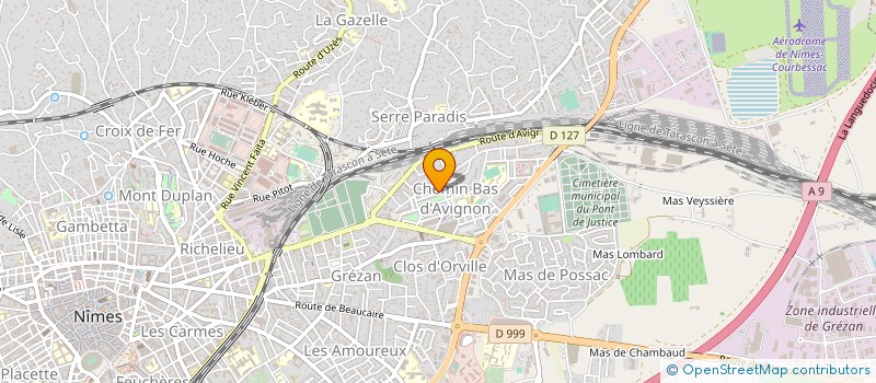 localisation de l'entreprise MONSIEUR AHKMED PACHA MUTAEV à NIMES